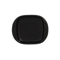 product of RAK Porcelain NFSTSED09 Square China Plate 2.55" x 2.55" Porcelain Oven/Microwave Safe - 12/Case
