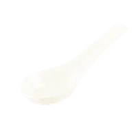 product of RAK Porcelain NNSP14 - Nano Chinese Soup Spoon, 5.5" Length, White Porcelain, 12/Case
