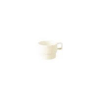 product of RAK Porcelain NOCU23 Nordic Tea Cup, 7.8 oz Porcelain, White, Stackable, Dishwasher Safe - 12/Case