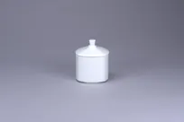 product of RAK Porcelain PLSKSU25 Sugar Bowl With Lid, 3.33" Diameter, 8.4 oz White Porcelain - 6/Case
