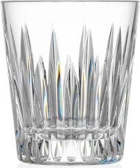 product of RAK Porcelain PLYKYLRK07 - 3" D x 3.54" H Clear Polycarbonate Rocks Barware, 7 oz Capacity - 24/Case