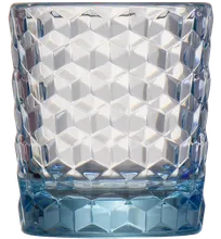 product of RAK Porcelain PLYLIZRK08 - 3" D x 3.5" H, 8.5 oz Light Blue Polycarbonate Liz Rocks, 24/Case