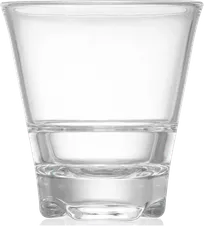 product of RAK Porcelain PLYWHTSH03 Stack Shot Glass, 2.5" D x 2.75" H, 3 oz Clear Polycarbonate, - 24/Case