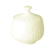 product of RAK Porcelain PXSU25 - 9 Oz Porcelain Sugar Bowl with Lid, Dishwasher Safe - 6/Case