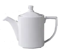 product of RAK Porcelain SKCP35 - 12 oz (4") Coffee Pot with Lid, Porcelain, Dishwasher & Microwave Safe - Case