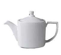 product of RAK Porcelain SKTP40 - 13.5 Oz Coffee Pot with Lid, Dishwasher Safe, High Chip Resistance - 1/Case