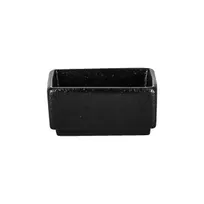 product of RAK Porcelain SNAS07 - Black Square Sauce Dish 2.55" x 2.55", Dishwasher & Microwave Safe, 12/Case