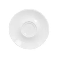 product of RAK Porcelain SWDSA12 - Round 4.7" Porcelain Saucer, Ivoris White, Oven/Microwave Safe - 12/Case