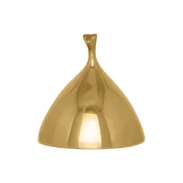 product of RAK Porcelain UHDCL18G Hide Clover Cloche, 7-1/10" Plate Cover Gold, Oven Safe - 2/Case