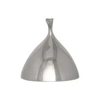 product of RAK Porcelain UHDCL18S Hide Clover Cloche, 7-1/10" Round Porcelain Cover, Microwave Safe - 2/Case