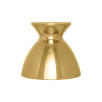 product of RAK Porcelain UHDTT18G Cloche, 7-1/10" Round Gold Plate Cover, Oven/Microwave Safe - 2/Case