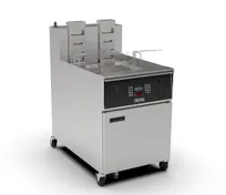 product of Giles EOF-24 SINGLE 24" Floor Model Full Pot Electric Deep Fryer, 170 Ibs, Built-in Filter