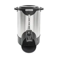 product of Hamilton Beach HCU040S Coffee Urn, 40 Cup Capacity, Double Wall Insulation, 1.44kW, 120V