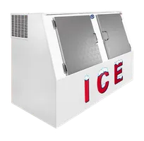 product of Leer 3460301 Outdoor Ice Merchandiser, 46 cu ft, Steel Doors, R290 Refrigerant, 1/3 HP, UL Certified