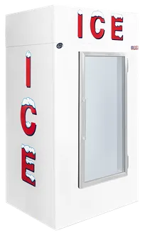 product of Leer Inc. 3524401 Ice Merchandiser - 40 cu ft, 28"W x 47"H Glass Door, R290, 1/3 HP 115V