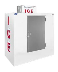 product of Leer 3530301 Ice Merchandiser, 65 cu ft, Galvanized Steel Door, 16‑24°F, R290, 1/3 HP, UL Certified