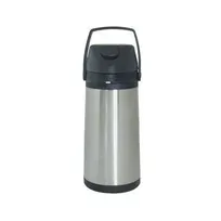 product of Adcraft APLE30 Insulated Beverage Dispenser, 3.0 L Double‑Wall Stainless Steel Airpot, Silver Finish