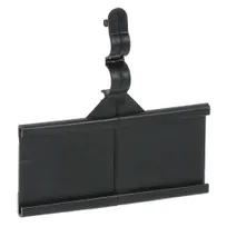 product of AllPoints 136266 Shelving Label Holder, Hanging, Slide-In, for 1-1/4" x 3" Labels, Snap-On