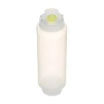 product of AllPoints 185670 FIFO BOTTLE™ 20 oz Plastic, Wide Mouth, Single Tip, Yellow Valve, NSF Certified