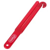 product of AllPoints 1421802 Magnetic Sauce Emptying Pouch Tool, Red Plastic, 0.047 lb, for Bag Opening