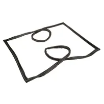 product of AllPoints 1481121 Magnetic Refrigerator Door Gasket, 63-1/4" H x 27-7/8" W, Black Vinyl, 4‑Sided