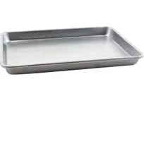product of AllPoints 78254 - Quarter Sheet Pan 9" x 13", Solid Uncoated Aluminized Steel Baking Pan