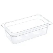 product of AllPoints 78434 - 1/3 Size Polycarbonate Food Pan, 4"-5" Depth, Veg & Condiment Storage - 1/Case