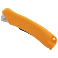 product of AllPoints FMP1331331 X‑Tra Safe® Knife, Trigger‑Activated, Tape Cutting Edge, Yellow, Steel Blade