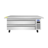 product of Atosa USA MGF8461GR 52" 2 Drawers Freezer Chef Base, Stainless Steel, -8°F–1°F, 560W, R290, 2.9 cu. ft.