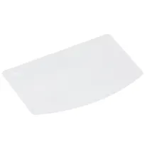 product of AllPoints 1331105 Bowl Scraper – 3" x 5" White Plastic Mixing Bowl Scraper for Easy Food Release