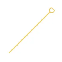 product of AllPoints 36573 Drain Unclogging Stick – 17" White Plastic Maintenance Tool for Janitorial Use