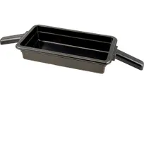 product of AllPoints 1331849 Dual‑Handle Black NSF Plastic Food Pan, Durable Food‑Service Container, 12/Case