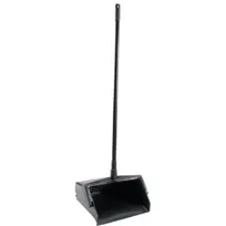 product of AllPoints 1591119 Lobby Dustpan - 12" Plastic Pan & Handle, Heavy‑Duty Floor Cleaning, White