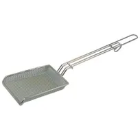 product of AllPoints 263173 Scoop Skimmer, 4" Handle, 6" Fine Mesh Bowl, 13" Length, Nickel-Plated