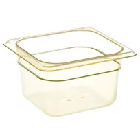 product of AllPoints 78965 - 1/6 Polycarbonate Food Pan, 6-3/8" x 6-7/8" x 6", -40°F to 375°F, Steam