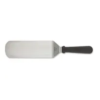 product of AllPoints 8011179 Stainless Steel Turner, 14" Length, 8" x 3" Blade, Black Handle, NSF Certified