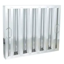 product of AllPoints 8014107 Exhaust Hood Filter - Baffle Aluminum Filter, 16" H x 20" W x 2" D, Commercial Kitchen Hoods
