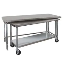 product of Tarrison TA-NT304836-KIT Stainless Steel Top 40" - 48" Work Table