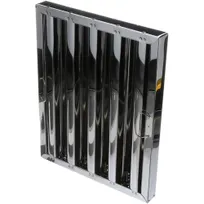 product of AllPoints 8014154 Exhaust Hood Filter - 20in H x 16in W x 2in D Baffle Stainless Steel Grease Capture
