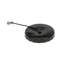 product of AllPoints 1781098 Beverage Server Lid Cap with Spring Screw, Black Plastic Construction, Durable Seal