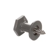 product of AllPoints 2321125 Shelf Support, Hex Head, #12 x 9/16" Thread, ABS Plastic Hardware for Refrigerators