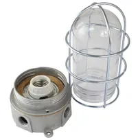 product of AllPoints 2531231 Refrigeration Light Fixture, Vapor‑Proof, 5‑7/8" H x 2‑7/8" OD, Fits 100W Bulb