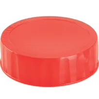 product of AllPoints 2801637 FIFO Squeeze Bottle Lid, Red Identification Label End Cap, No Tip, - Pack