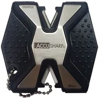 product of AllPoints 2802003 Manual Diamond‑Pro2 Knife Sharpener, 2 3/8" H x 2 1/2" W, Rubber Base, Accusharp®