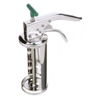 product of AllPoints 2802261 FIFO Sauce Gun, 3.5" 1‑Oz Dispenser, Stainless Steel, Pusher Rod, NSF Certified