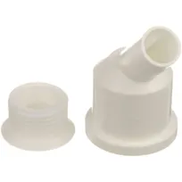 product of AllPoints 281584 Drain Elbow – White Plastic, 4" Length Commercial Refrigerator Pipe, Hardware