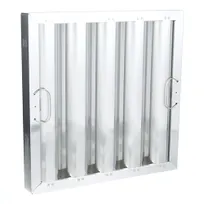 product of AllPoints 8014104 Exhaust Hood Filter - Type 6 Baffle, Aluminum, 16" H x 16" W x 2" D, Heavy‑Duty Kitchen