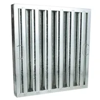 product of AllPoints 8014130 Exhaust Hood Filter - 20" H x 20" W x 2" D Steel Baffle Filter Commercial Kitchen