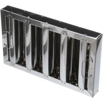product of AllPoints 8014134 Exhaust Hood Filter - 10" H x 16" W x 2" D Baffle Stainless Steel, Kitchen, Heavy Duty