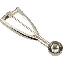 product of AllPoints 85469 Ice Cream Disher #60 Squeeze Handle, 9/16 oz Capacity, Stainless Steel Metal Finish